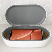 UV Phone Sanitizer Machine - Smartphone Sanitizer with Double Wireless Charging Feature - for Home and Car