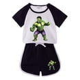 thumbnail image 1 of Kids Baby boy Clothing Sets Cartoon Mickey Mouse Clothes Set Cotton Baby Tops + Baby Shorts 2Pcs Sportsuit Set Summer ropa3T Gao Jinjia LED, 1 of 2