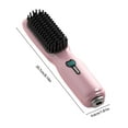 thumbnail image 3 of EARKITY Mini Cordless Hair Straightener Brush, Portable Straightening Brush, Lightweight to Carry Out, Anti-Scald, Gifts for Women, lovers or friends, 3 of 7