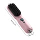 thumbnail image 3 of Cepillo alisador de pelo inalámbrico, portátil y mejorado para mujer, tamaño de viaje, recargable por USB., 3 of 9