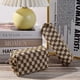 thumbnail image 4 of 2 Pieces Makeup Bag Checkered Cosmetic Bag Pink Green Makeup Pouch Travel Toiletry Bag Organizer Cute Makeup Brushes Storage Bag for Women, 4 of 4