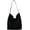 Black, variant on Vintage Suede Large Capacity Tote Bag Slouchy Hobo Bag Satchel Purse Casual Commuter Underarm Shoulder Handbag for Women Girl