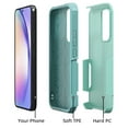 thumbnail image 3 of Xhy Samsung Galaxy A54 5G Case Military Grade Double Layer Drop Resistant Durable for Galaxy A54 5G Phone - Light Green, 3 of 8