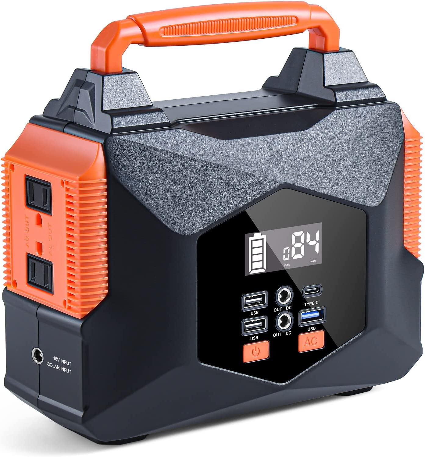 Portable Power Station 150W, 146Wh Camping Solar Generator, Lithium