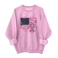 thumbnail image 2 of Nfurl Breast Cancer Awareness Shirts for Women Pullover Sweatshirts Pink Ribbon Graphic Breast Cancer T Shirts Pink,L, 2 of 5