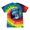 Reactive Rainbow, variant on Wild Bobby, Winter Dire Snow Wolf Animal Lover Tie-Dye T-Shirt