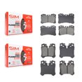 thumbnail image 1 of SIM Front Rear Semi-Metallic Brake Pads Kit for Car Lexus LS460 LS500 LS600h Toyota Mirai LS500h KSM-100579, 1 of 8