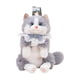 thumbnail image 1 of Mochila con forma de gato, informal, de dibujos animados, para mujer, de peluche, para la calle Gris, 1 of 9