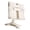 Moonlight white, variant on Folding Bookstand Angles Height Adjustable Reading Book Holder with Page Clip
