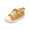 Yellow, variant on Boys Girls Breathable Mesh Knitted High-Top Fashion Trainers Shoes Non-Slip Chunky Platform Athletic Shoes for Walking & Casual Wear