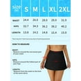 thumbnail image 4 of Charmo Women Swim Skirts Tummy Control Split Swimsuit Skirt Built in Shorts Swim Bottoms, 4 of 5