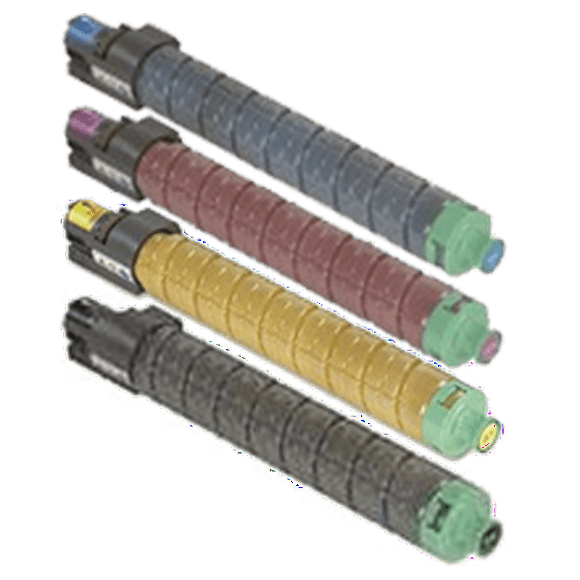 Zoomtoner Compatible RICOH SPC811DN Laser Toner Cartridge Set Black Cyan Yellow Magenta High Yield
