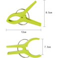 thumbnail image 4 of Pinzas para toallas de playa, pinzas para ropa resistentes, material duradero para usos múltiples, para mantener las toallas seguras en un día ventoso, pinzas de agarre fuerte para viajes y el hogar, 4 of 8