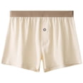 thumbnail image 3 of Jamicy Underwear Briefs for Men 3 Pack Sleep Pajama Bottom Sports Underwear Elastic Waist Lounge Underwear Loose Fit Boxer Shorts, 3 of 8