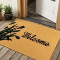 thumbnail image 4 of Findosom 24"x36" Door Mat Front Doormat Dirt Trapping Welcome Mat, Indoor Outdoor Washable Entrance Mat Stain Resistant Natural Low Profile Entry Rug for Porch Patio Kitchen Backdoor Home Decor, 4 of 9