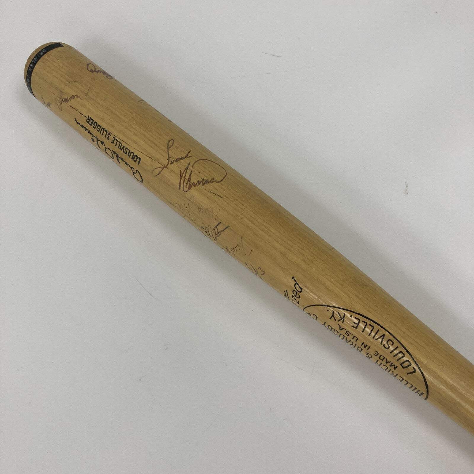 1970 Baltimore Orioles World Series Champs Team Signed Baseball Bat JSA COA
