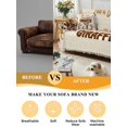 thumbnail image 5 of Giraffe Sofa Covers for 2-3 Cushion Couch L-Shaped Sectional, Red Love Heart Animals Plaid Washable Sofa Covers Slipcover for Living Room Furniture, Couch Cover Blanket 71"x134", 5 of 9