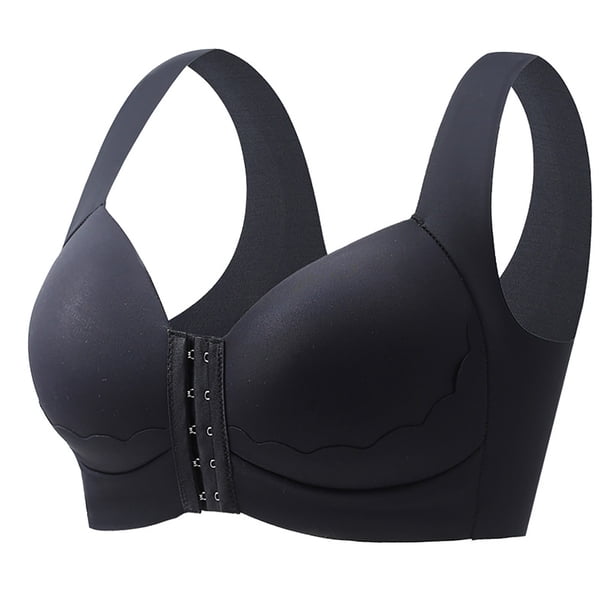 WILLBEST Brasier Deportivo Mujer Sujetador Fino De Talla Grande Con Cierre Frontal De Color Liso Para Mujer