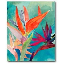 Courtside Market Vivid Birds of Paradise I Gallery-Wrapped Canvas Wall Art, 16x20