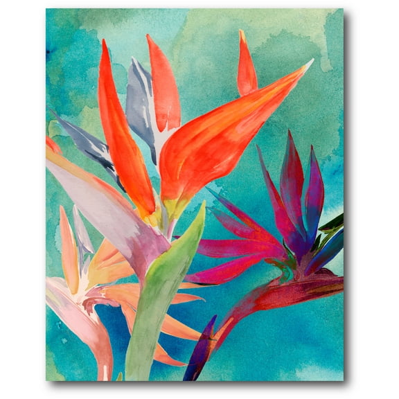 Courtside Market Vivid Birds of Paradise I Gallery-Wrapped Canvas Wall Art, 16x20