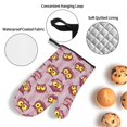 thumbnail image 4 of Oven Mitts and Pot Holders 4 Piece, Doctor's Hat Owl Purple High Heat Slip Resistant Oven Mitt and Trivets Set Kitchen Oven Glove Pot Holders for Cooking Baking Grilling, 4 of 7