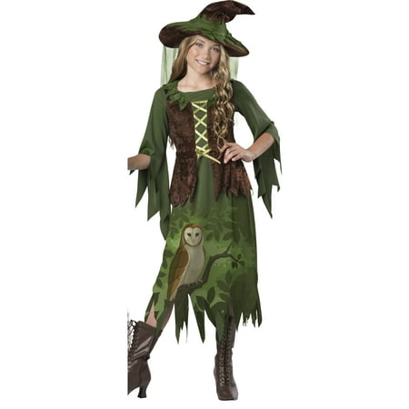 wild woods witch girls child wicked enchantress halloween costume