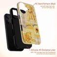 thumbnail image 4 of Cute Puppy Dog Phone Case, Vintage Yellow Patchwork Design, Adorable Artistic Protective iPhone Cover for iPhone 16 15 14 13 12 11 Pro Plus Mini, 4 of 6