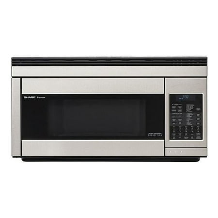 Sharp 1.1 cu ft Over the Range Convection Microwave with Sensor Cooking  Stainless Steel