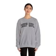 thumbnail image 4 of Soup Girl Sweatshirt Gifts Crew Neck Shirt Long Sleeve Unisex, 4 of 5