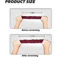 thumbnail image 2 of Bling Car Rearview Mirror Cover, Elastic Plush Bling Car Rear View Mirror Cover, Crystal Rhinestone Bling Car Interior Accessories for Women Universal Fit - Red Red, 2 of 5
