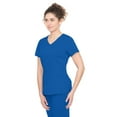 thumbnail image 5 of Healing Hands Scrubs for Women Mock Wrap Neck Top 2 Pocket Purple Label Women's Scrub Top 2172 Jordan Royal XL, 5 of 6