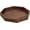 Octagonal Walnut, variant on 12 Inches Small Hexagonal Black Walnut Wood Ottoman Tray with Handles, Serve Tea, Coffee Classic Wooden Decorative Serving Tray