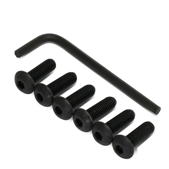 NRG Innovations NRG-SWS-100BK NRG Innovations SWS-100BK Steering Wheel Horn Button Screw Kit 6-Pieces w/Allen Key