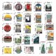 thumbnail image 2 of 50pcs Travel City Landscape Cartoon Graffiti Sticker Suitcase Waterproof Sticker, 2 of 4