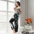 thumbnail image 5 of Cauagu Butterfly Angel Wings Art Pajama Pants for Women Loose Fit Wide Leg Trouser Pants Casual Elastic Waist Drawstring Lounge Pants, 5 of 6
