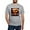 Heather Gray, variant on - Shiny Jack O' Lantern Men's Classic T Shirt - Fitted T-Shirt, Vintage Fit Soft Cotton Tee