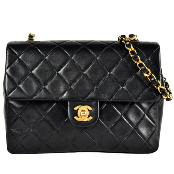 Pre-Owned CHANEL Mini Matelasse 20 Single Flap Chain Shoulder Bag Lambskin A01163... (Good)