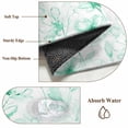 thumbnail image 6 of Rectangle Area Rugs 4 x 6 Ft, Green Flower Non-Slip Residential Carpet, Watercolor Floral Botanical Line Drawing Print Indoor Crawling Mats Runner Rugs for Living Room/Dining Room/Bedroom, 6 of 8