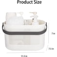 thumbnail image 2 of Linqz Plastic Storage Basket with Handles, Shower Caddy Organizer for Bathroom & Kitchen, 2 of 5