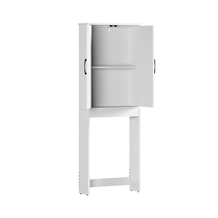 MAINSTAYS ARDENT OVER-THE-TOILET BATHROOM STORAGE CABINET, WHITE