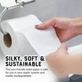 thumbnail image 3 of Bamboo Toilet Paper - 4-Rolls - 2-Ply Made From Tree-Free, 100% Bamboo Fibers, Septic Safe, RV Safe - Eco-Friendly, Soft and Sustainable Packaging May Vary, 3 of 5