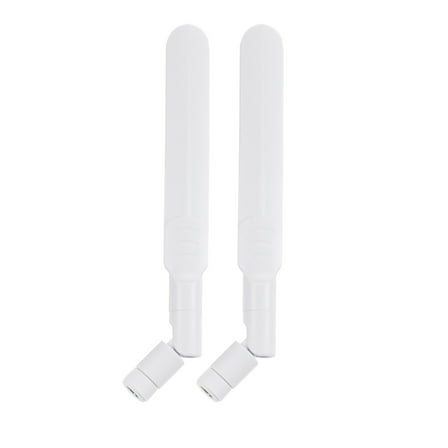 2pcs Dual Band WiFi 2.4GHz 5.8GHz 8dBi RP-SMA White Antenna for IP Camera Router TAPDRA Spare Part