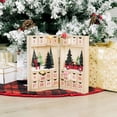 thumbnail image 2 of Weddingstar Reusable Plain Fillable Wooden Advent Drawer Christmas Calendar - Plaid Stag, 2 of 6