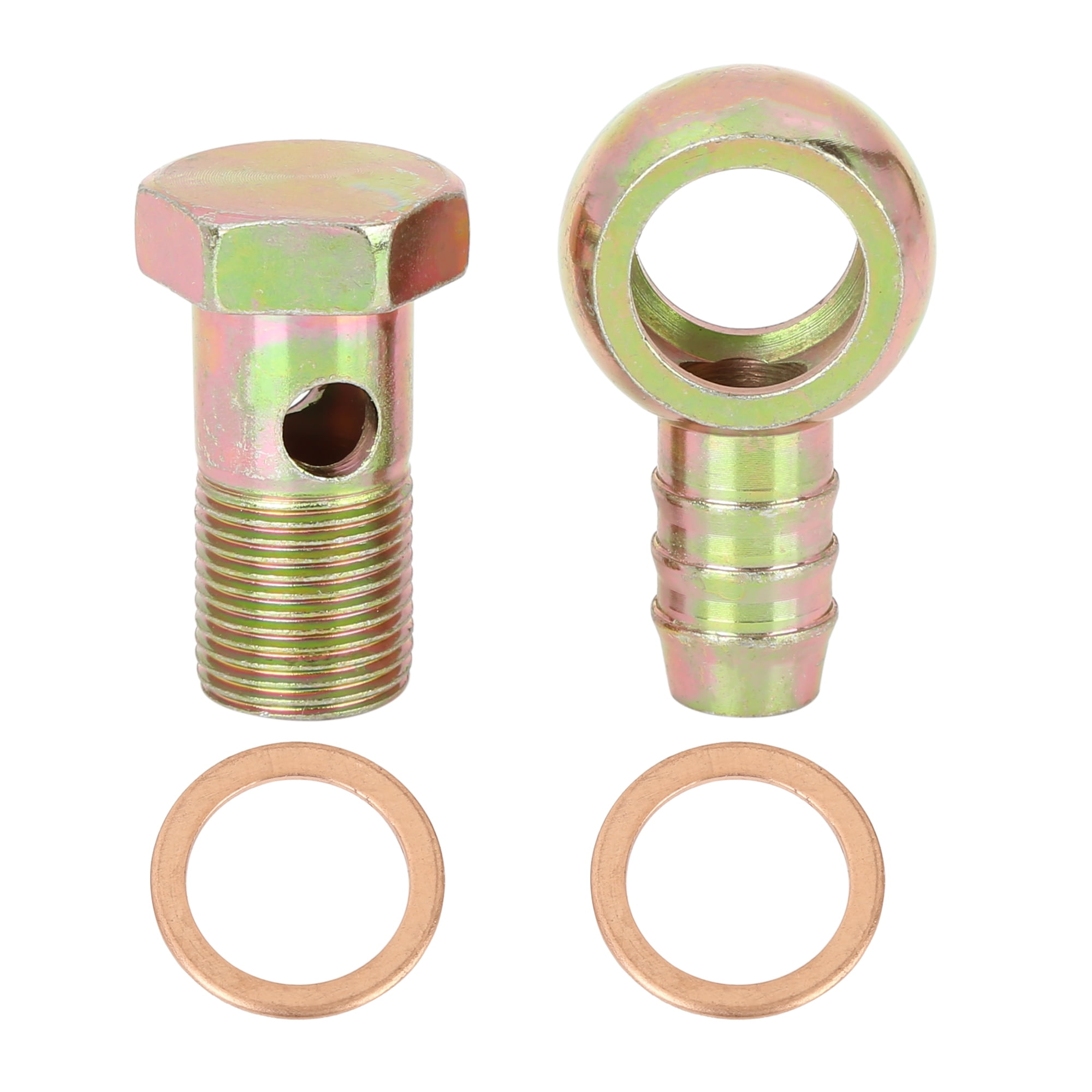 18mm Banjo Hose Barb Bolt Fitting Banjo Bolt Washer for Motorcycle Car