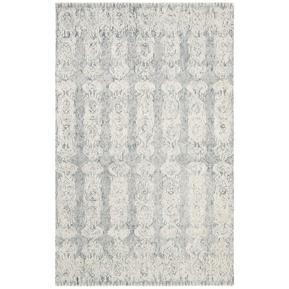 SAFAVIEH Glamour Aubree Abstract Area Rug, Blue/Ivory, 3' x 5'