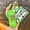 Green - Mini Panda Game Console, variant on Cartoon panda and hamster keychain, fun stress-relief toy for students, small pendant, bag accessory, keychain