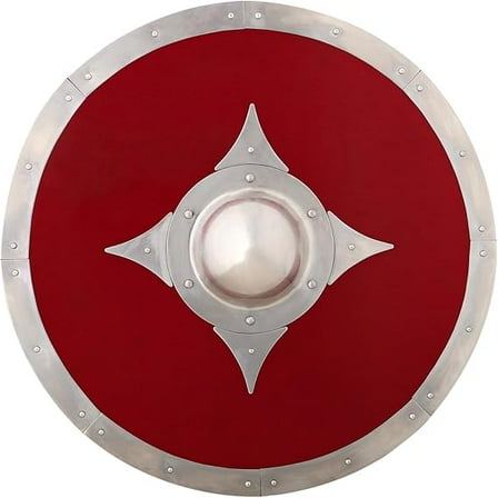 Viking Round Shield Battle Ready Warrior Berserker Northman Barbarian Vikings Medieval Renfair Costume