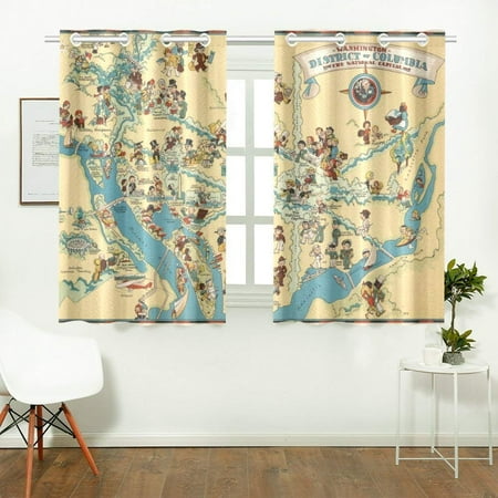 Cadecor Vintage 1935 District Of Columbia State Mapwindow