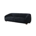 thumbnail image 2 of Oliver Loveseat with Round Sloped Arms- Soft Black Chenille 68 Inch, 2 of 7