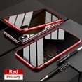 thumbnail image 3 of Funda magnética de vidrio templado para móvil, carcasa protectora antiespía para iphone 15, 14, 13, 12, XR, 11 Pro MAX, X, 7, 8, 6 Plus, 360, 3 of 5